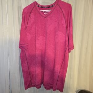 Tommy Bahama Delray Frond Short Sleev Shirt In Java Red